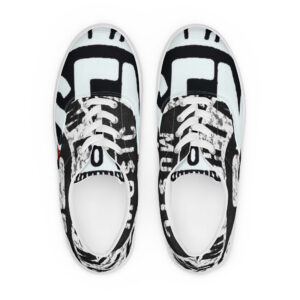 Women’s lace-up canvas shoes